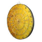 PURE金ゴールドパターン/金ゴールドリーフ ダーツボード (正面右)