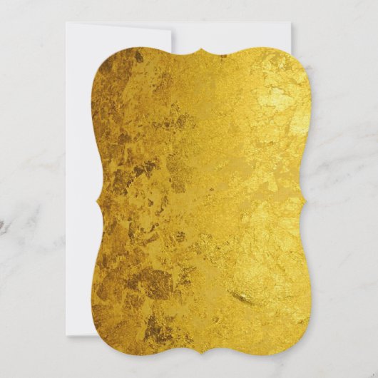 PURE金ゴールドパターン/金ゴールドリーフ+テキスト (正面)