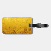 PURE金ゴールドパターン/金ゴールドリーフ ラゲッジタグ (裏面横)