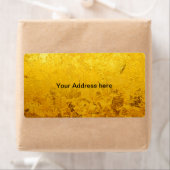 PURE金ゴールドパターン/金ゴールドリーフ ラベル (インサイチュ)