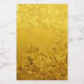 PURE金ゴールドリーフのパターン+テキスト/写真 フードラベル (シングルラベル)