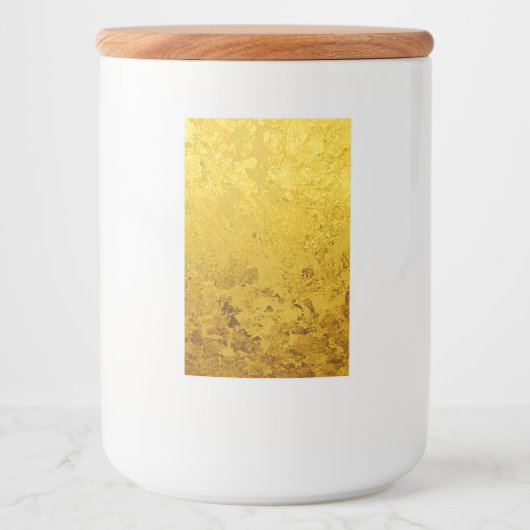 PURE金ゴールドリーフのパターン+テキスト/写真 フードラベル (正面)