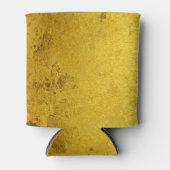 PURE金ゴールドリーフのパターン+テキスト/写真 缶クーラー (正面)