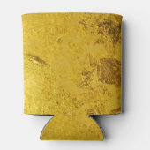 PURE金ゴールドリーフのパターン+テキスト/写真 缶クーラー (裏面)