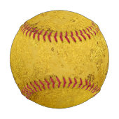 PURE金ゴールドリーフのパターン+テキスト/写真 野球ボール (裏面)