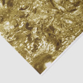 PURE金ゴールド抽象芸術パターン+テキスト/写真 薄葉紙 (詳細)