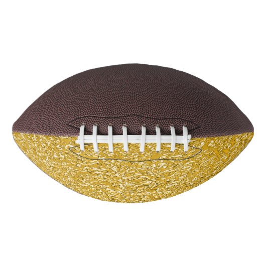 PURE金ゴールド(ばちゃばちゃ)跳ねるパターン+テキスト/写真 アメリカンフットボール (正面)