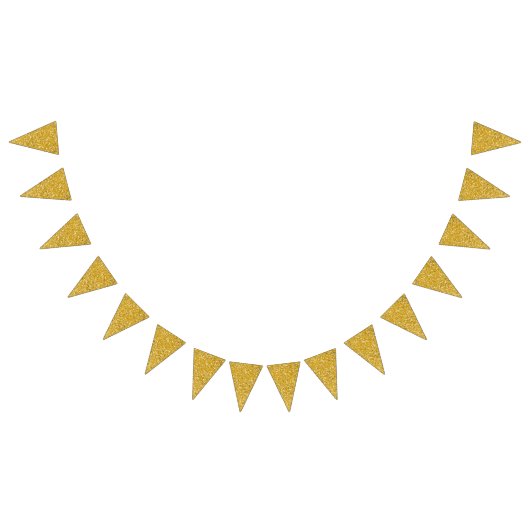 PURE金ゴールド(ばちゃばちゃ)跳ねるパターン+テキスト/写真 バンティングフラッグ (全)