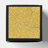 PURE金ゴールド（ばちゃばちゃ）跳ねるパターン+テキスト/写真 フェイバーボックス (上部)