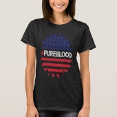 Pure Blood Movement Pureblood Freedom Flag Tシャツ (正面)