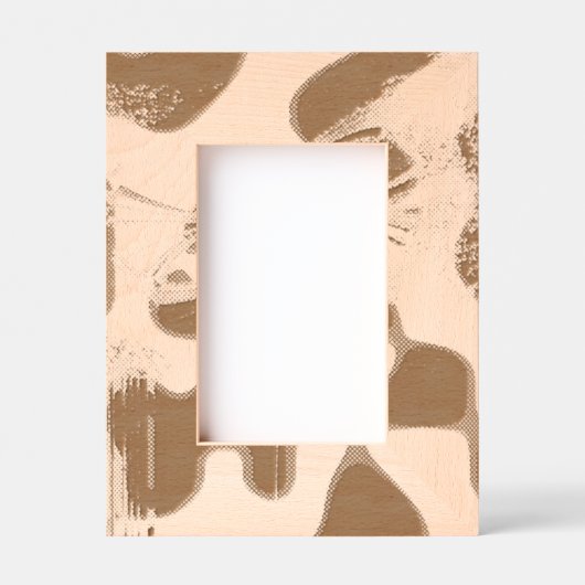 "Pure Contemporary" (4 x6 Portrait) Engraved Frame レーザー彫刻フレーム (正面)