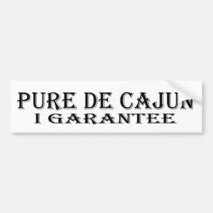 pure De Cajunバンパーステッカー バンパーステッカー