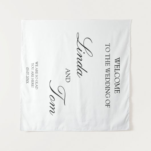 Pure Eleganz Weiss タペストリー (正面(横))