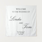 Pure Eleganz Weiss タペストリー (正面)