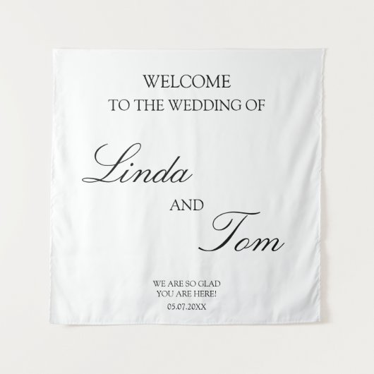 Pure Eleganz Weiss タペストリー (正面)