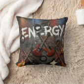 Pure Energy: Rock 'n' Roll Electric Guitar クッション (ブランケット)