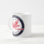 Pure Firebird Racing Gasoline ビンテージ看板 コーヒーマグカップ (正面左)