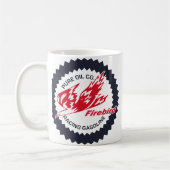 Pure Firebird Racing Gasoline ビンテージ看板 コーヒーマグカップ (左)