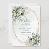 Pure Garden ユーカリ ゴールド 結婚式前夜祭 招待状 (正面)