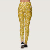 PURE GOLD スプラッタ柄 + オリジナル文章 / 写真 レギンス (裏面)