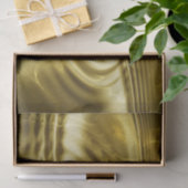 PURE GOLDEN WAVESソフトパターン+あなたのテキスト/写真 薄葉紙 (ギフト)