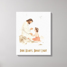 Pure Hearts Bright Light  キャンバスプリント