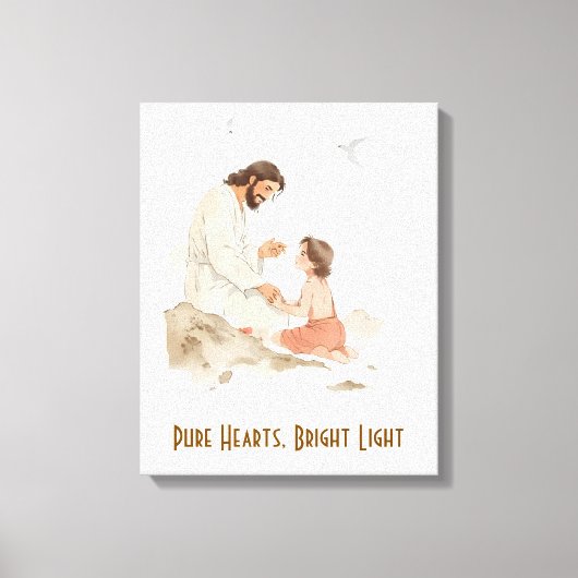 Pure Hearts Bright Light  キャンバスプリント (正面)