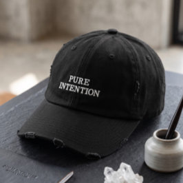 Pure Intention ダダ帽 | シンプルなデザイン 刺繍入りキャップ