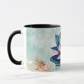 Pure Lotus Harmony – Soft Floral マグカップ (左)