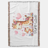 Pure Love スローブランケット (正面縦)