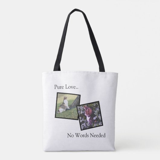 Pure Love Pet Lover Custom Tote Bag トートバッグ (裏面)