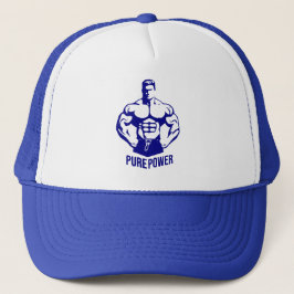 Pure Power Bodybuilding Graphic - Silhouette Gym キャップ