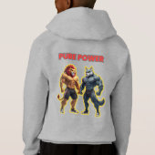 Pure Power – Strong Animal Muscle Cartoon Design (裏面)