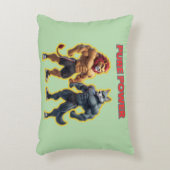 Pure Power – Strong Animal Muscle Cartoon Design アクセントクッション (正面(垂直))
