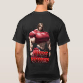 pure power tシャツ (裏面)