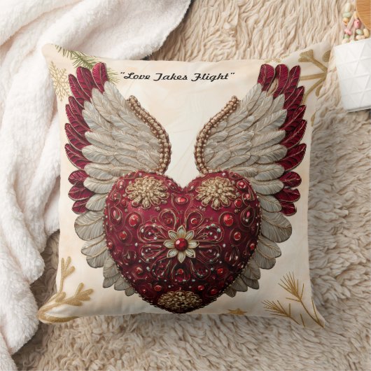 "Pure Romance Wings" クッション (ブランケット)