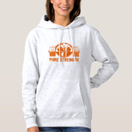 Pure Strength Logo Powerlifting - Édition Dorée Vê パーカ