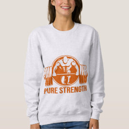 Pure Strength Powerlifting Logo – Gold Edition Gym スウェットシャツ