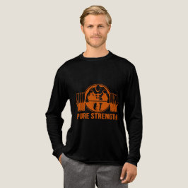 Pure Strength Powerlifting Logo – Gold Edition Gym トライブレンドTシャツ