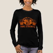 Pure Strength Powerlifting Logo – Gold Edition Gym トライブレンドTシャツ (正面)
