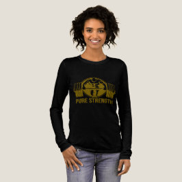 Pure Strength Powerlifting Logo – Gold Edition Gym トライブレンドTシャツ