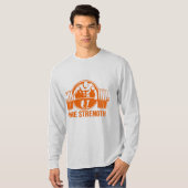 Pure Strength Powerlifting Logo – Gold Edition Gym Tシャツ (正面フル)