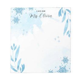 Pure Watercolor Teacher Notepad ノートパッド