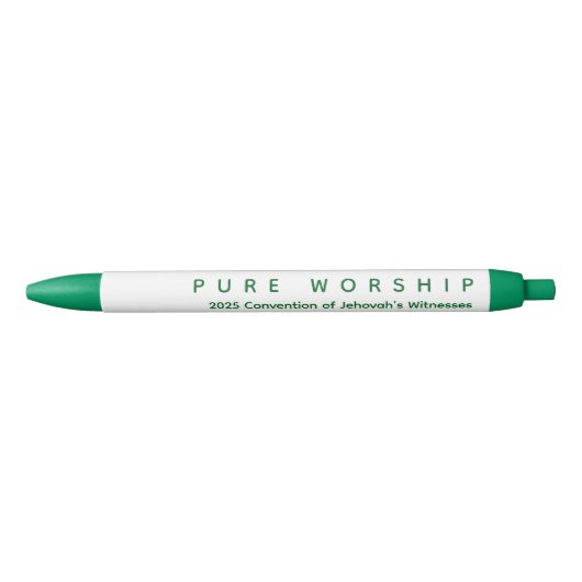 Pure Worship 2025大会 | JWペン 黒ボールペン (正面)
