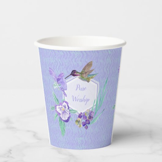Pure Worship JW convention 紙コップ (正面)