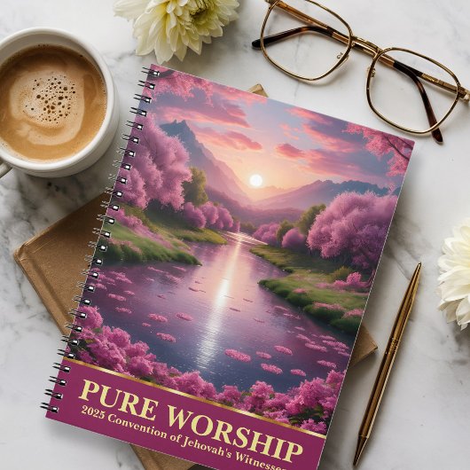 Pure Worship JW Convention 2025 Gifts Spiral ノートブック