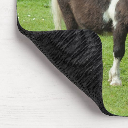 Purebred Shetland Paint Ponies マウスパッド (コーナー)