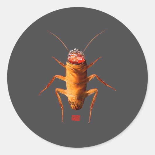 Purees The Roach ラウンドシール (正面)
