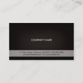 PurePro No16 Corpのストライプ 名刺 (裏面)