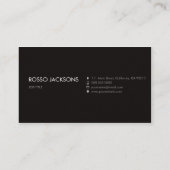 PurePro No18パステルストライプ 名刺 (裏面)